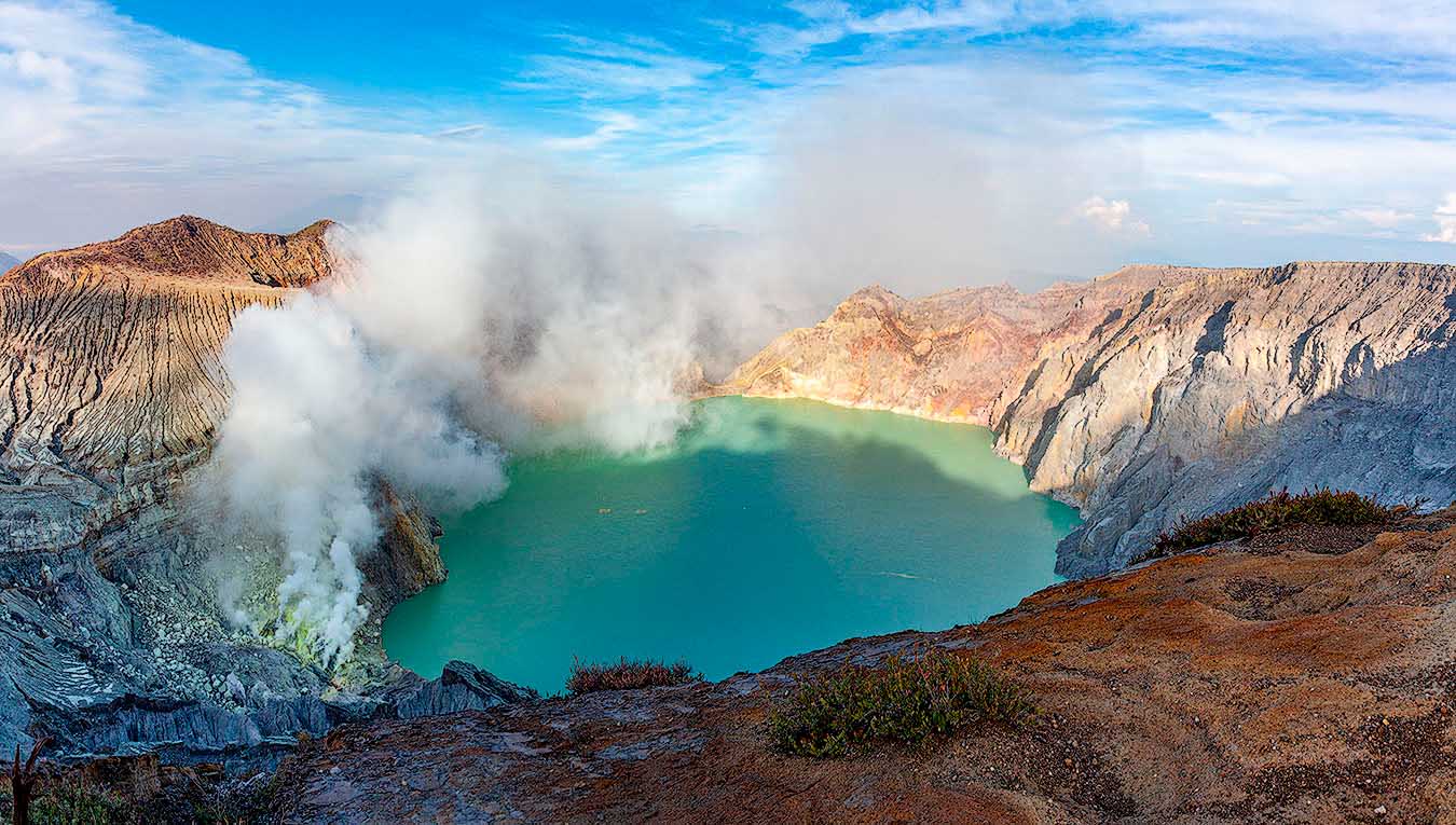 Cándido Barco. Volcán Ijen, Java