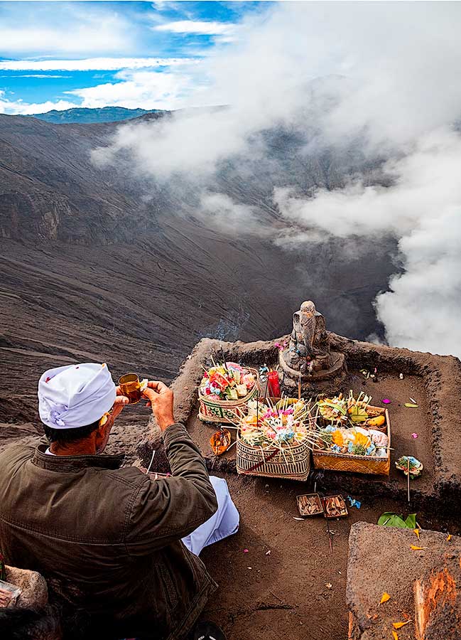 Cándido Barco. Volcán Bromo, Java