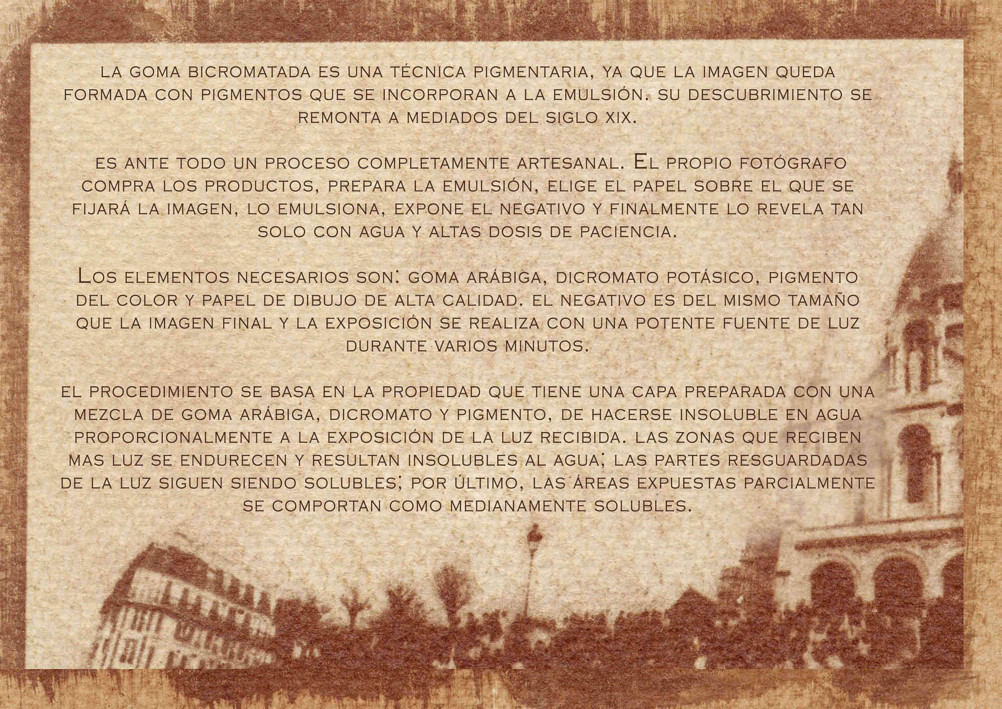 Cándido Barco_Goma Bicromatada explicación